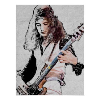 Pôster Póster brillante de John Deacon