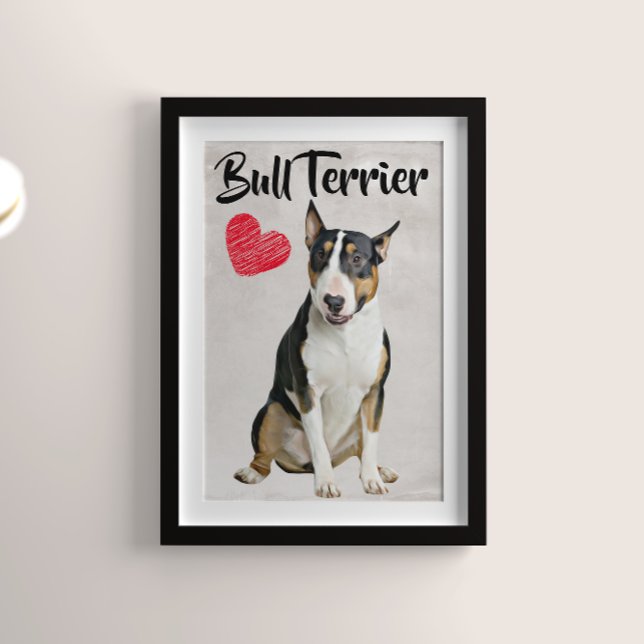 Pôster Poster Bull Terrier Lover (Criador carregado)