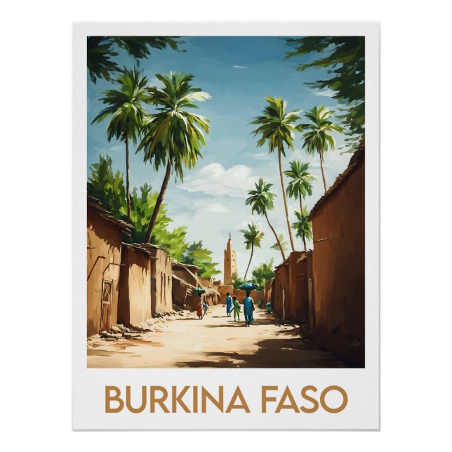 Pôster Poster Burkina Faso (Frente)