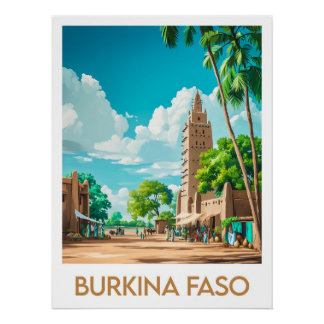 Pôster Poster Burkina Faso