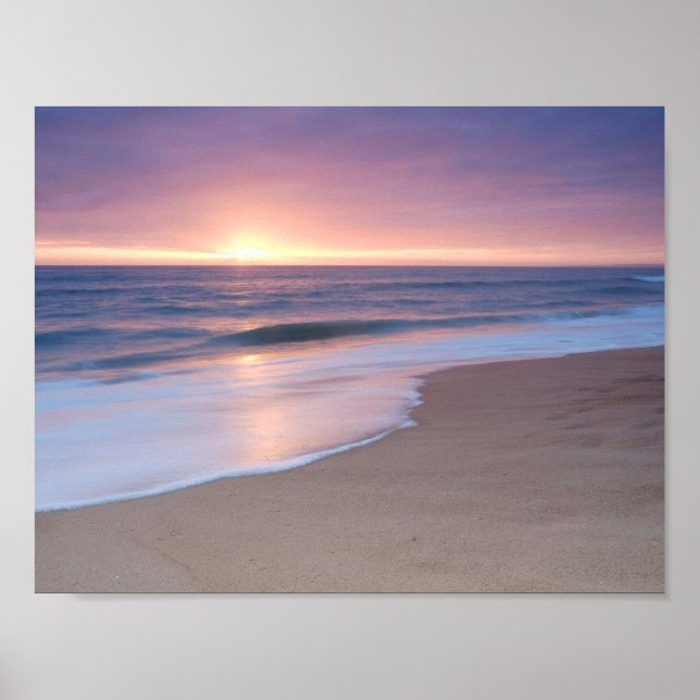 Poster Poster: Calm Beach Waves (Frente)