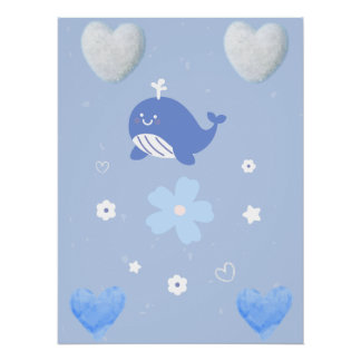 Pôster poster calma para o berçário