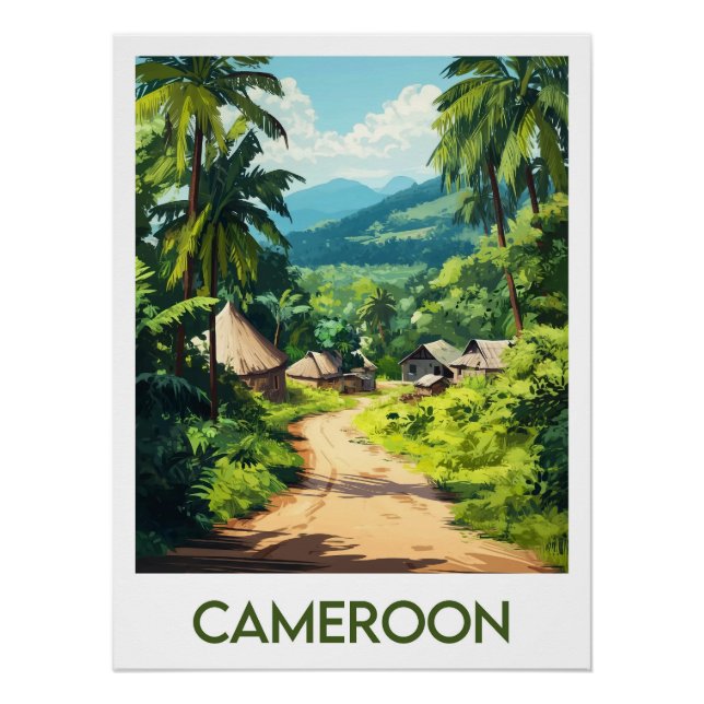 Pôster Poster Cameroon (Frente)