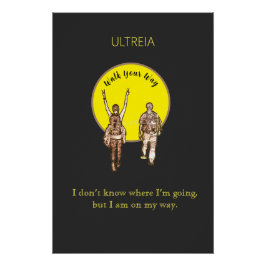 Pôster Poster caminhe pelo seu caminho