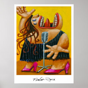 Pôster Poster: Cantora por Flavio Rossi