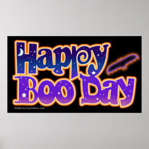 Pôster Poster, Canvas - FELIZ DIA DO BOO - Halloween