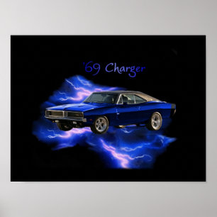 Poster Poster: 'Carregador de 69 Dodge