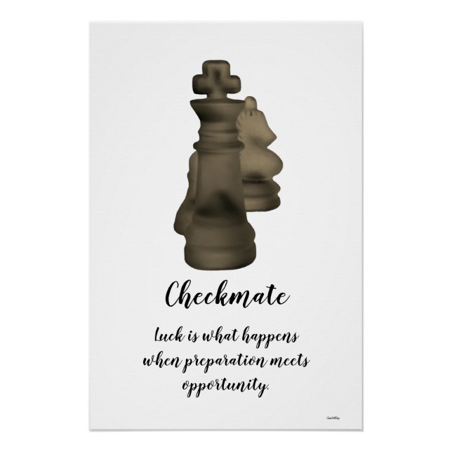 Pôster Poster Checkmate (Frente)