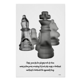Pôster Poster Chess Game