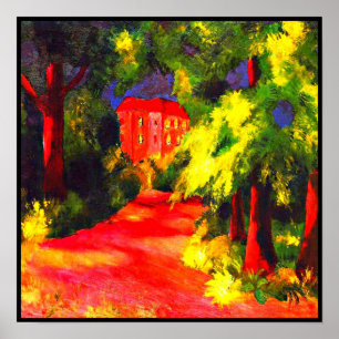 Pôster Poster-Clássico/Agosto Macke 115