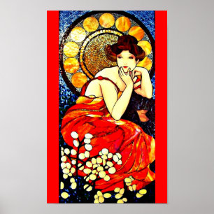 Pôster Poster-Clássico/Alphonse Mucha 110