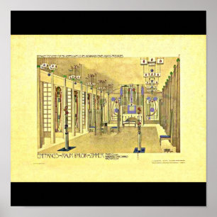 Pôster Poster-Clássico/Charles Rennie Mackintosh 8