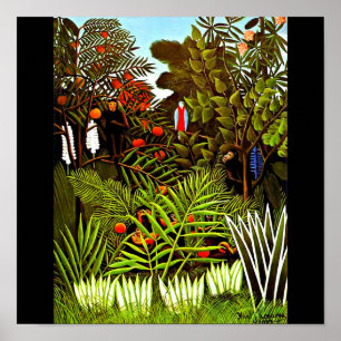 Pôster Poster-Clássico/Henri Rousseau 25