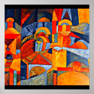 Pôster Poster-Clássico/Paul Klee 108