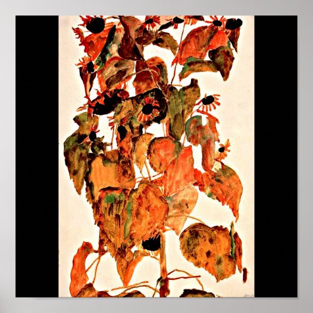 Poster Poster/Clássico/Vintage-Egon Schiele 2 (Frente)
