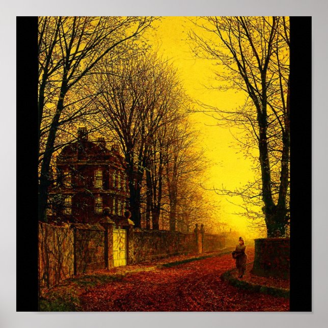 Poster Poster-Clássico/Vintage-John Atkinson Grimshaw 12 (Frente)