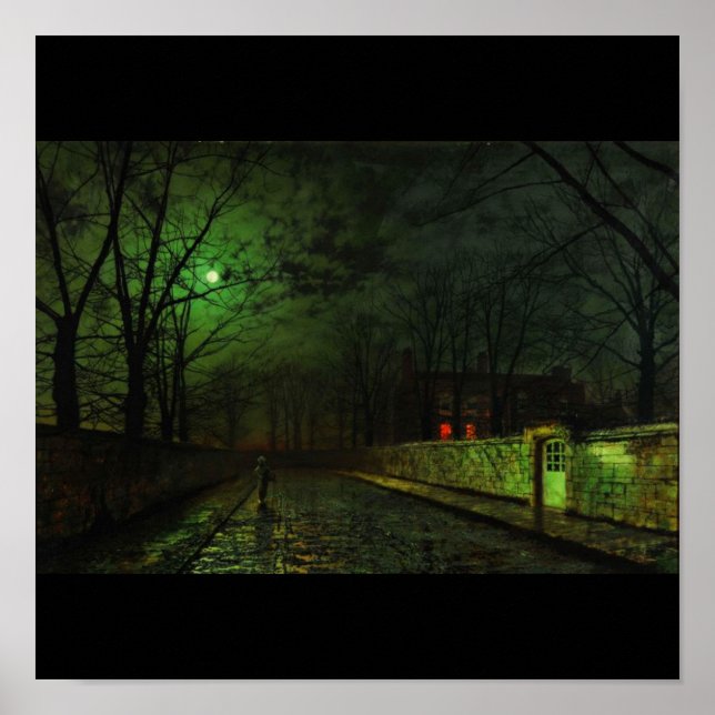 Poster Poster/Clássico/Vintage-John Atkinson Grimshaw 2 (Frente)
