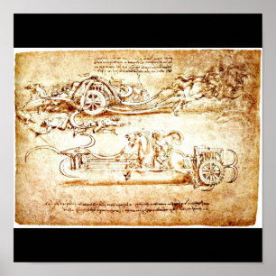 Pôster Poster/Clássico/Vintage-Leonardo da Vinci 3