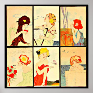 Poster Poster-Clássico/Vintage-Raphael Kirchner 26