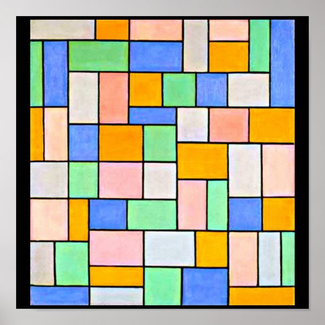 Pôster Poster-Clássico Vintage-Theo Van Doesburg 15 (Frente)