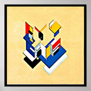 Pôster Poster-Clássico Vintage-Theo Van Doesburg 20