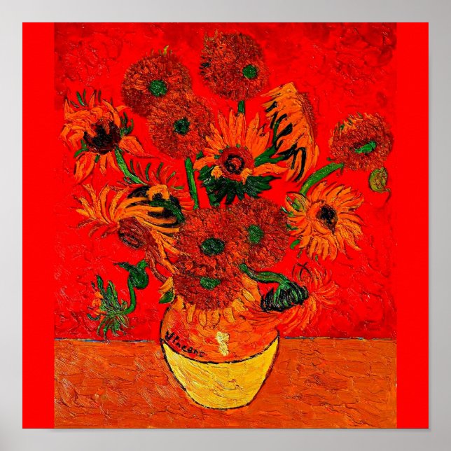 Pôster Poster/Clássico/Vintage-Van Gogh 2 (Frente)