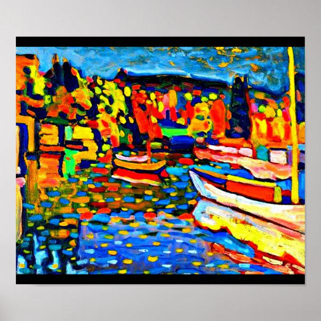 Pôster Poster-Clássico/Vintage-Wassily Kandinsky 13 (Frente)