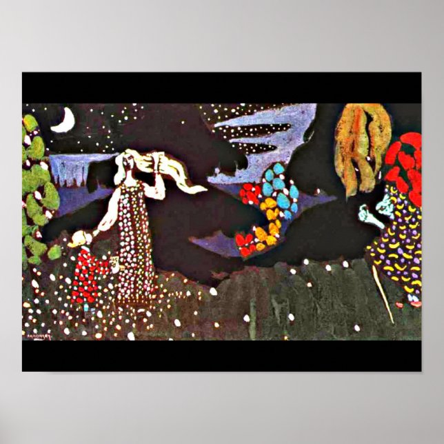Poster Poster-Clássico/Vintage-Wassily Kandinsky 24 (Frente)