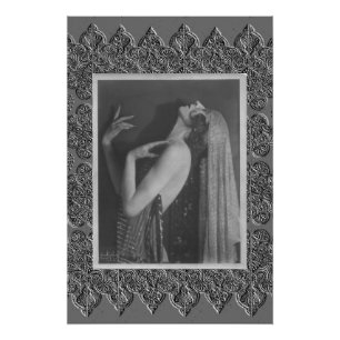 Pôster Poster com Dançarino de Vintage