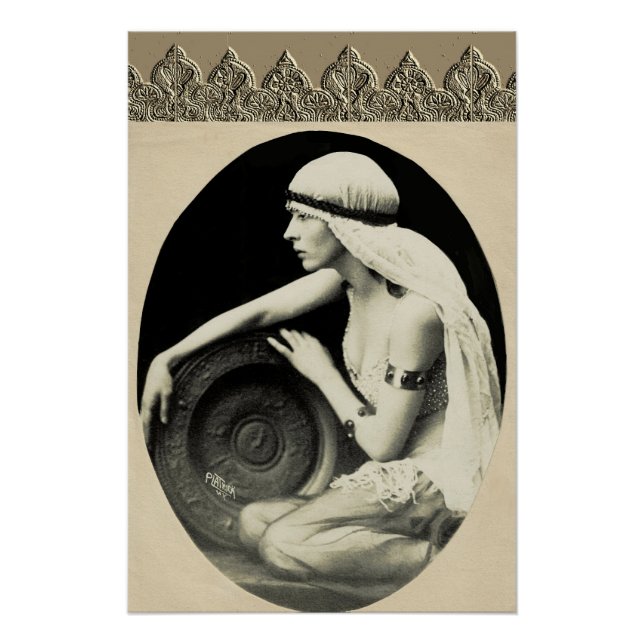 Pôster Poster com Dançarino de Vintage (Frente)