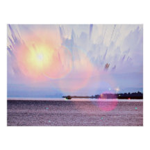 Poster com impressionante vista marítima