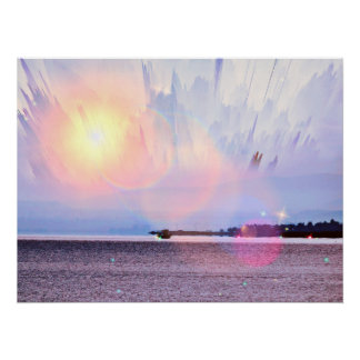 Pôster Poster com impressionante vista marítima