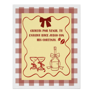 Pôster Poster coquette sarcasmo frase atrevida estética