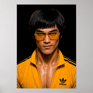Poster Póster cuadro Retrato Bruce Lee