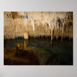 Poster póster Cuevas del Drach en la isla de Mallorca