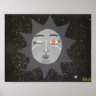 Pôster "Poster da arte de 11x14 do Sun o mais sábio"