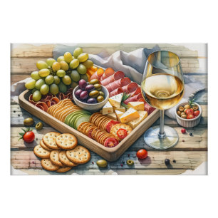 Pôster Poster da bandeja da parte dos amantes da comida l