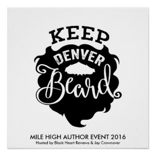 Pôster Poster da barba de MHAE "mantenha Denver"