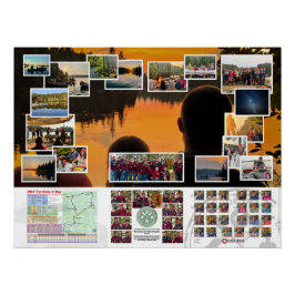 Pôster Poster da Canoe Trails 2024 Trip canadiana