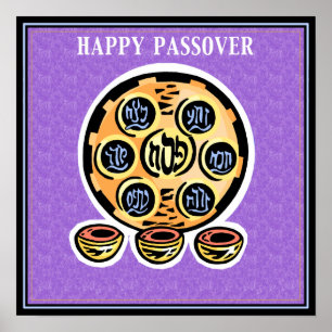 Poster "Poster da cópia do Passover feliz"