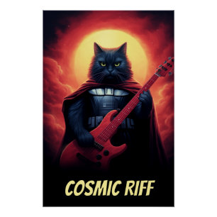 Pôster Poster da sala de Bandas personalizada   Gato Sic-