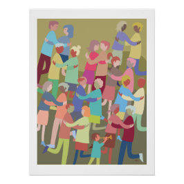 Pôster poster dancing people