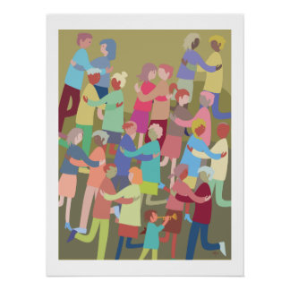 Pôster poster dancing people