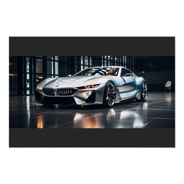 Pôster Poster de Alumínio Race Futurístico - Alta Qualida (Frente)