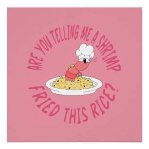 Pôster Poster de arroz frito