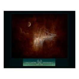 Pôster Poster de Belas Artes "Despejando Chuva"