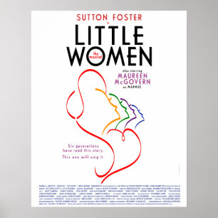 Pôster "Poster de Broadway das mulheres pequenas"
