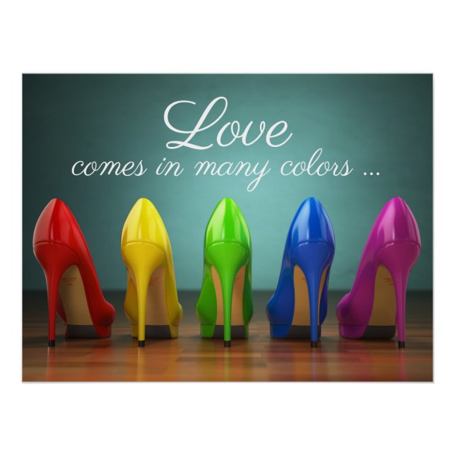 Pôster Poster de Calçado de alto nível (Frente)