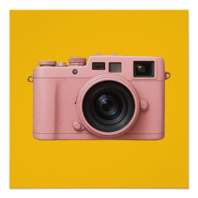 Pôster Poster de câmara rosa! (Frente)