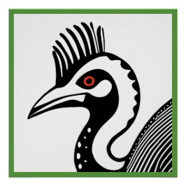 Pôster Poster de Cassowary Glossy
